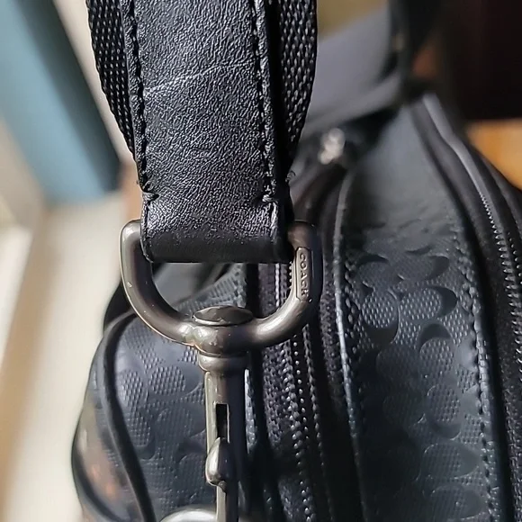 Coach Heritage Signature Embossed PVC Commuter - Picture 9 of 16